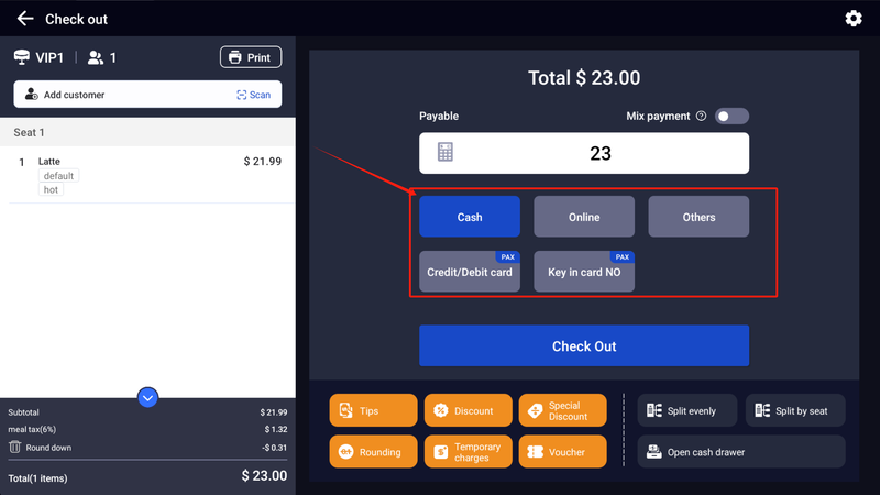 FREE Restaurant Perfect Point of Sale Featuring Restaurant Perfect Software  - Includes Touch Terminal, Cash Drawer, and Payment Processing included