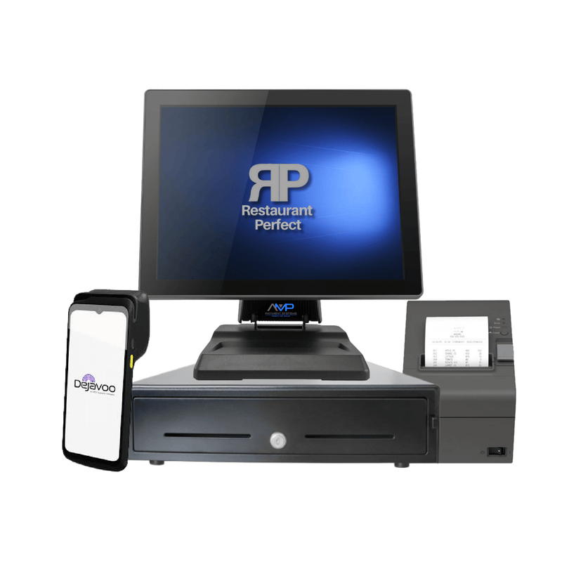 Restaurant Point of Sale Featuring Restaurant Perfect Software - includes Touch Terminal, Cash Drawer, and Payment Processing included